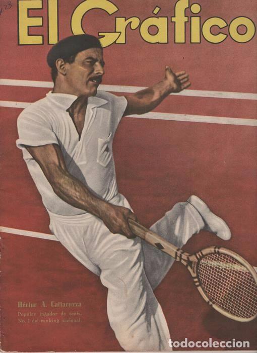 Coleccionismo deportivo: 1939 EL GRAFICO # 1023 HECTOR CATTARUZZA BILL CUMMINGS BOCA JUNIORS VS RIVER CICLISMO SIGLO XIX