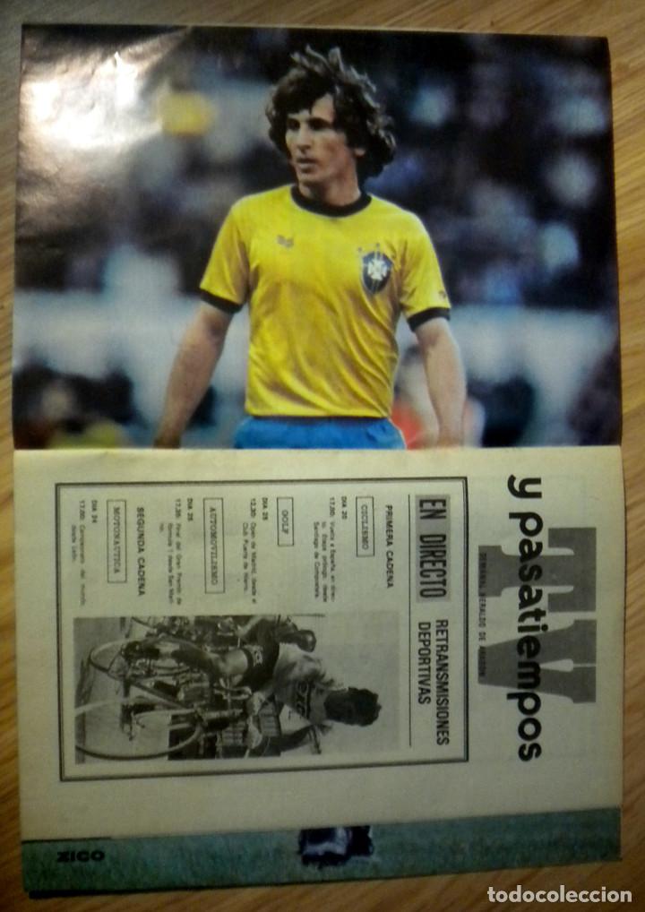 Collezionismo sportivo: Revista Especial Mundial Futbol Espa&ntilde;a 1982 ZICO BRASIL POSTER FOOTBALL WORD CUP SPAIN 82 BRAZIL