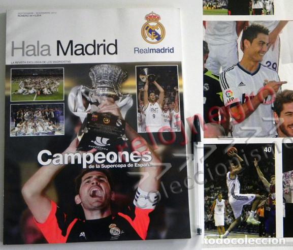 Coleccionismo deportivo: HALA MADRID 44 REVISTA DEL REAL CAMPEONES DE SUPERCOPA MOURINHO MADRIDISMO DI ST&Eacute;FANO F&Uacute;TBOL MODRIC