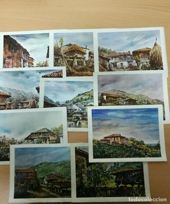 Sammelleidenschaft Sport: Estampas horreos Asturias de El Libro de los Horreos editado por Bankunion Gijon Oviedo Aviles