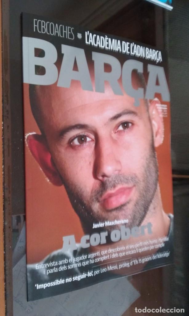 Coleccionismo deportivo: Revista oficial F&uacute;tbol Club Barcelona  Bar&ccedil;a en catal&aacute;n n&uacute;mero 85 portada Javier Mascherano