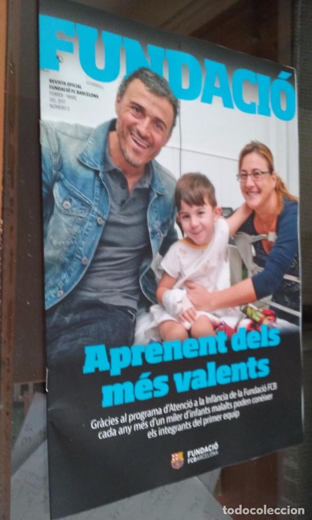 Coleccionismo deportivo: Revista oficial Fundaci&oacute;n F&uacute;tbol Club Barcelona Bar&ccedil;a n&uacute;m 3 portada Luis Enrique