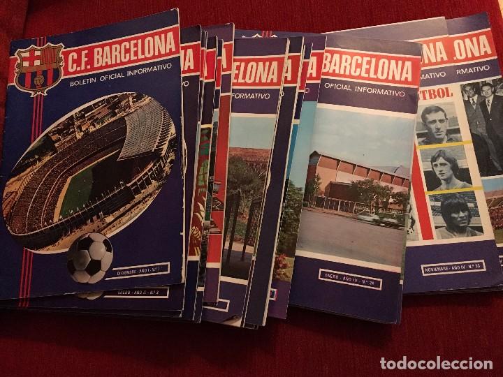Sports collectibles: LOTE 26 BOLETIN OFICIAL INFORMATIVO BARCELONA BAR&Ccedil;A SUELTOS A 5&euro;
