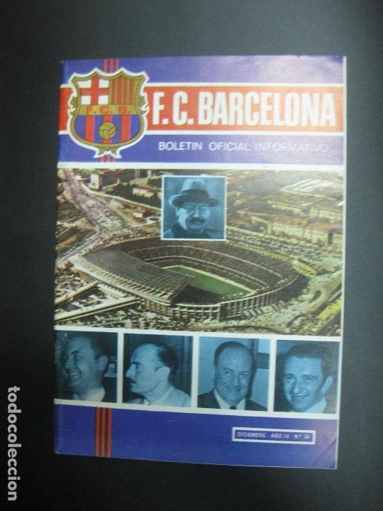 Sammelleidenschaft Sport: C.F. BARCELONA (BAR&Ccedil;A). BOLETIN OFICIAL INFORMATIVO .N&ordm; 34 DICIEMBRE 1973.ELECCIONES EN 15 DIAS.