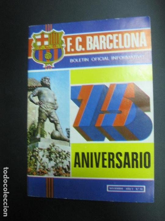 Sammelleidenschaft Sport: C.F. BARCELONA (BAR&Ccedil;A). BOLETIN OFICIAL INFORMATIVO .N&ordm; 44. NOVIEMBRE 1974. 75 ANIVERSARI.