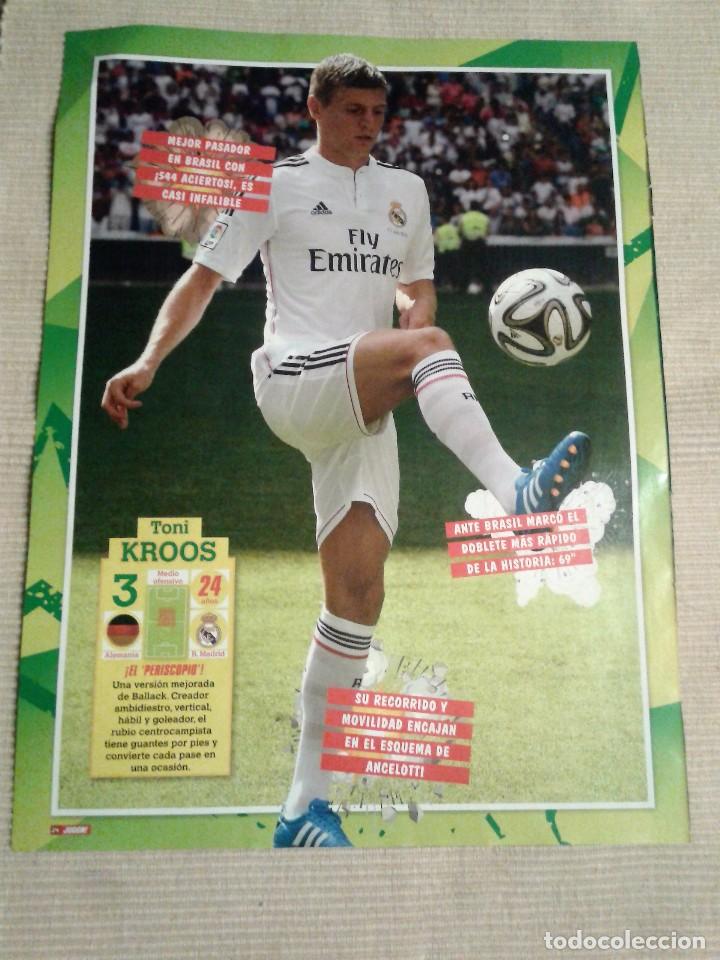 Coleccionismo deportivo: HOJA DE REVISTA JUG&Oacute;N. KROOS - REAL MADRID
