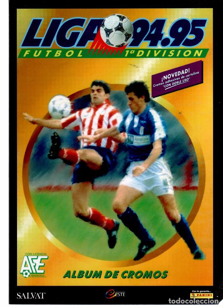 Collectionnisme sportif: &Aacute;LBUM DE CROMOS DE F&Uacute;TBOL COMPLETO - LIGA 1994/95 - SALVAT - PANINI