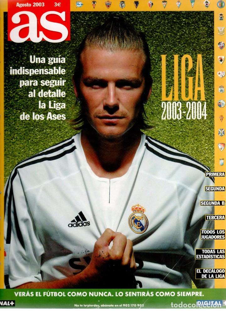 Collectionnisme sportif: LA GU&Iacute;A M&Aacute;S COMPLETA Y ACTUALIZADA - LIGA 2003-2004 - AS