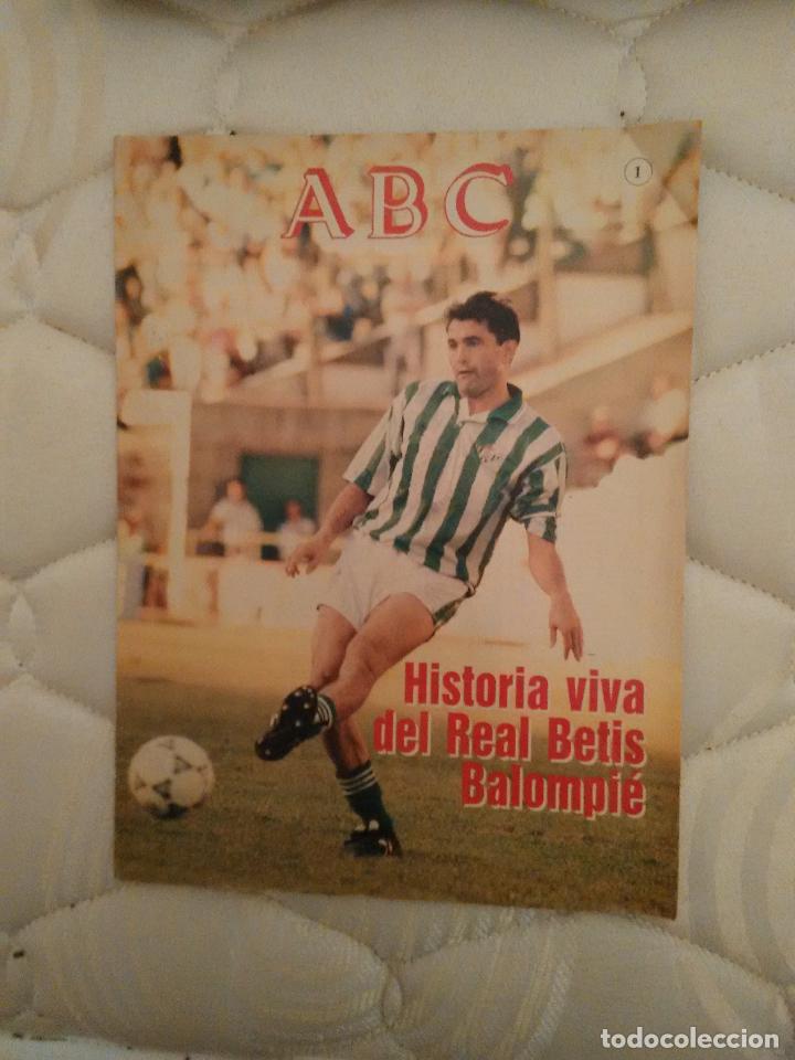 Coleccionismo deportivo: La historia del Betis en fasc&iacute;culos antiguos publicados por Abc, 16 p&aacute;ginas Fasc&iacute;culo 1: Gordillo