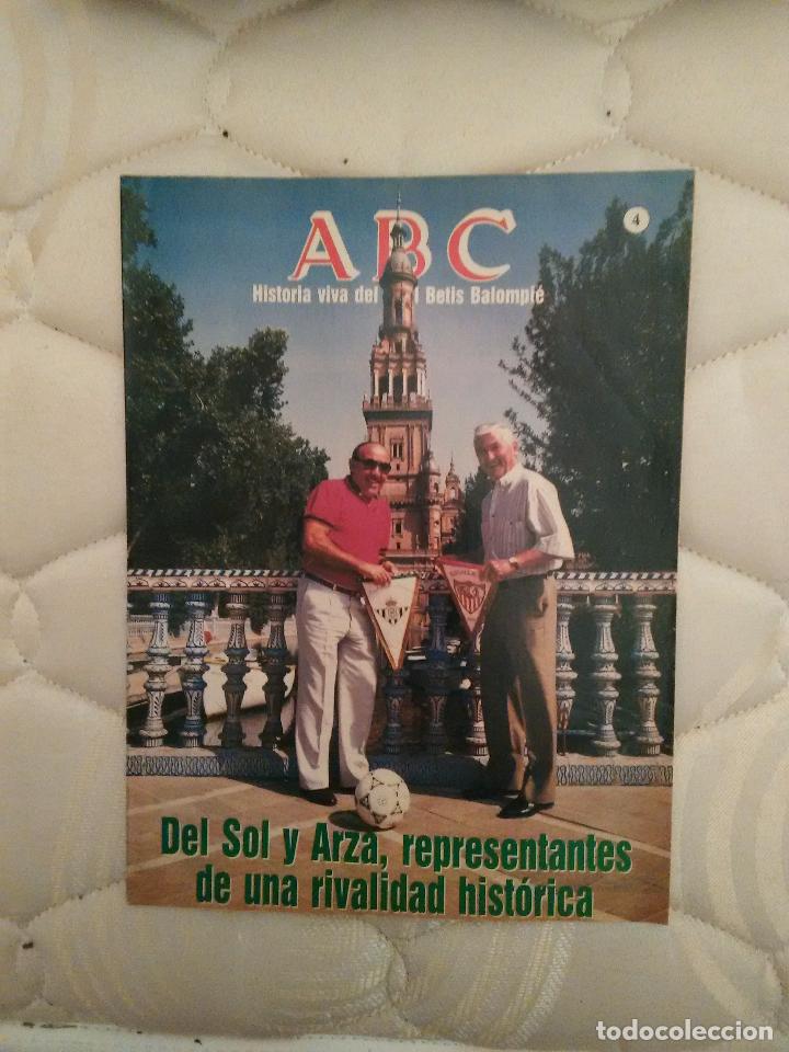 Coleccionismo deportivo: La historia del Betis en fasc&iacute;culos antiguos publicados por Abc. Fasc&iacute;culo n&uacute;mero 4: Del Sol y Arza