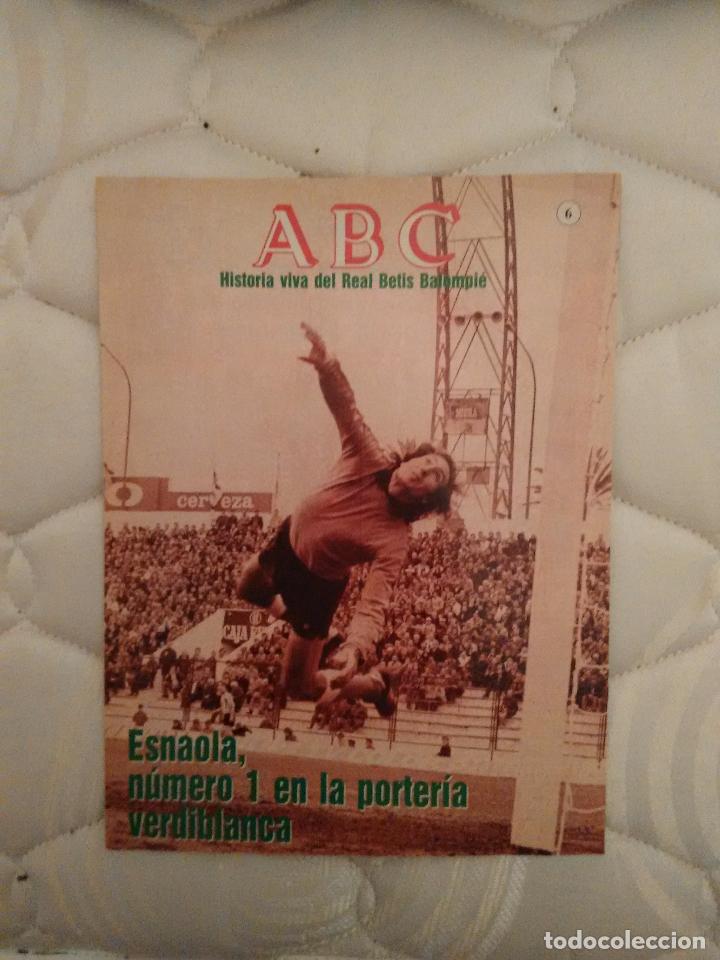 Coleccionismo deportivo: La historia del Betis en fasc&iacute;culos antiguos publicados por Abc. Fasc&iacute;culo n&uacute;mero 6: Esnaola