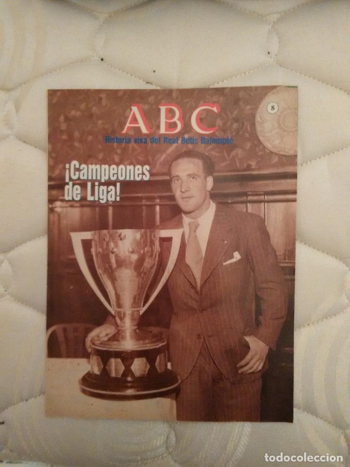 Coleccionismo deportivo: La historia del Betis en fasc&iacute;culos antiguos publicados por Abc. Fasc&iacute;culo n&uacute;mero 8: campeones liga