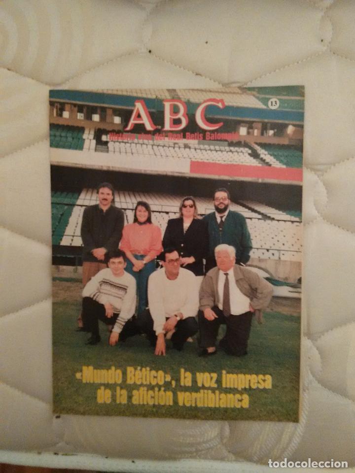 Coleccionismo deportivo: La historia del Betis en fasc&iacute;culos antiguos publicados por Abc. Fasc&iacute;culo n&uacute;mero 13: mundo b&eacute;tico