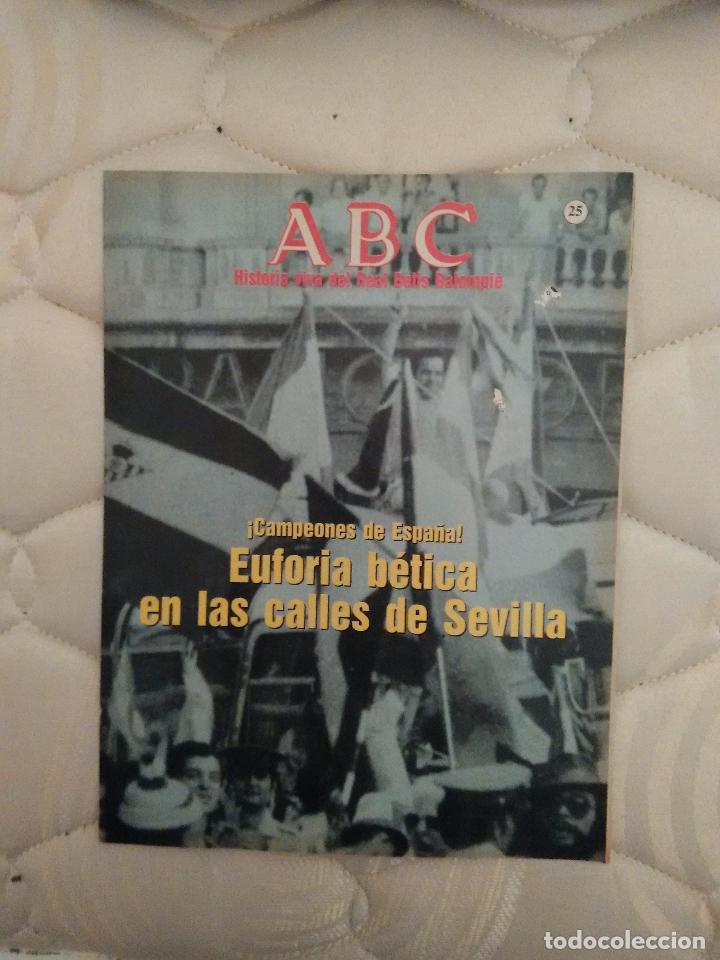 Coleccionismo deportivo: La historia del Betis en fasc&iacute;culos antiguos publicados por Abc. Fasc&iacute;culo n&uacute;mero 25: campeones