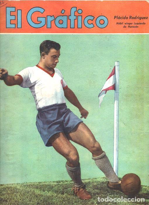 Coleccionismo deportivo: EL GRAFICO # 1136  PLACIDO RODRIGUEZ 1941 CICLISMO GRAN PREMIO DEL SUR PARIS GIANNINI BOCA JUNIORS