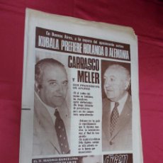 Coleccionismo deportivo: DICEN. CARRASCO Y MELER DOS PRESIDENTES EN APUROS. Nº 4,018. 14 ENERO 1978.