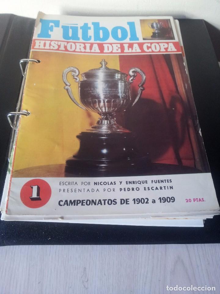 Coleccionismo deportivo: REVISTA FUTBOL, HISTORIA DE LA COPA - 18 FASC&Iacute;CULOS ILUSTRADOS A TODO COLOR.