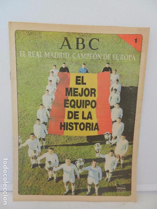 Coleccionismo deportivo: REVISTA ABC EL REAL MADRID, CAMPE&Oacute;N DE EUROPA N&ordm; 1. ESTRELLAS BLANCAS.