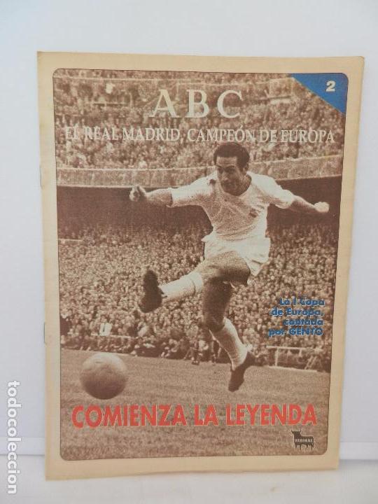 Coleccionismo deportivo: REVISTA ABC EL REAL MADRID, CAMPE&Oacute;N DE EUROPA N&ordm; 2. 0 - 2 AL SERVETTE EN GINEBRA.