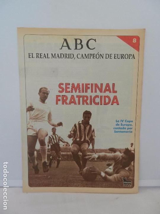 Coleccionismo deportivo: REVISTA ABC EL REAL MADRID, CAMPE&Oacute;N DE EUROPA N&ordm; 8. SANTAMARIA EL TERCER MOSQUETERO.