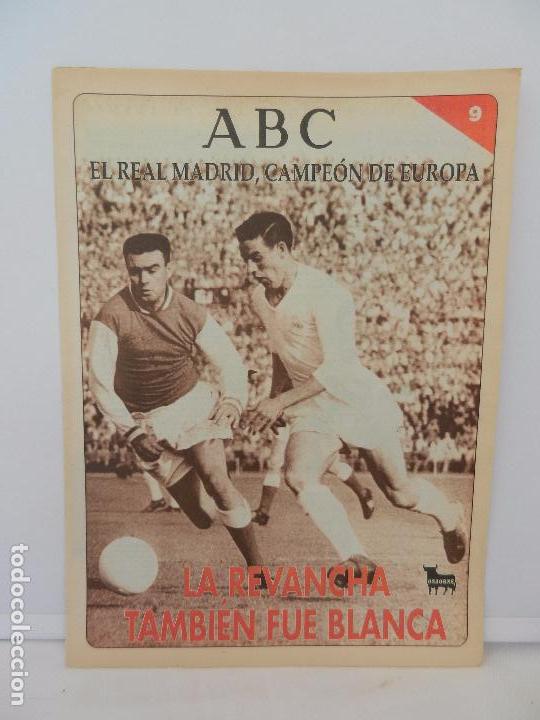 Coleccionismo deportivo: REVISTA ABC EL REAL MADRID, CAMPE&Oacute;N DE EUROPA N&ordm; 9. P&Oacute;QUER DE COPAS PARA EL MADRID. L