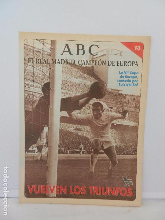 Coleccionismo deportivo: REVISTA ABC EL REAL MADRID, CAMPE&Oacute;N DE EUROPA N&ordm; 13.DEL SOL TODOTERRENO DE LUJO.