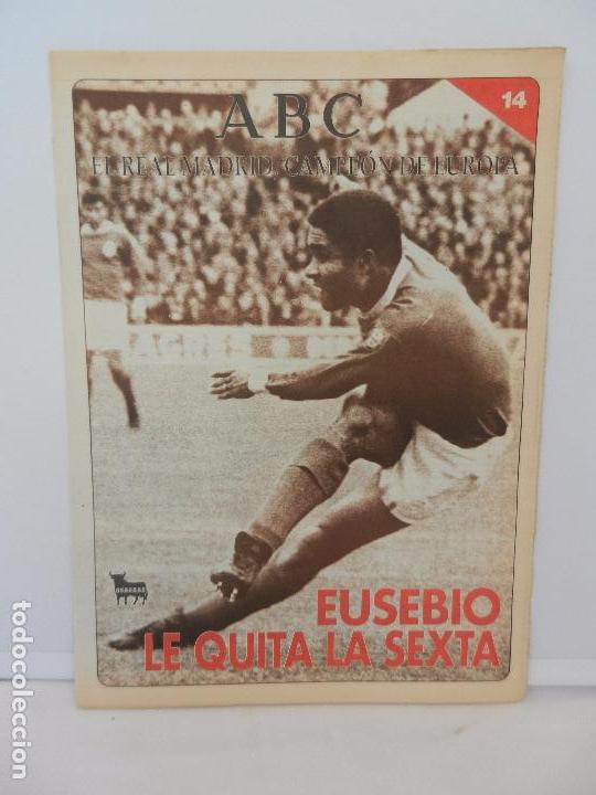 Coleccionismo deportivo: REVISTA ABC EL REAL MADRID, CAMPE&Oacute;N DE EUROPA N&ordm; 14. CON TRES NO BASTA.