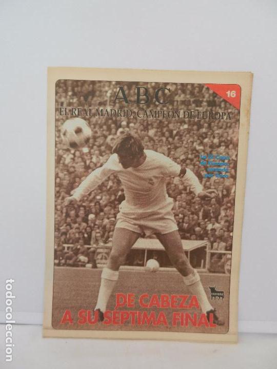 Coleccionismo deportivo: REVISTA ABC EL REAL MADRID, CAMPE&Oacute;N DE EUROPA N&ordm; 16. VAPULEO AL ZURICH.