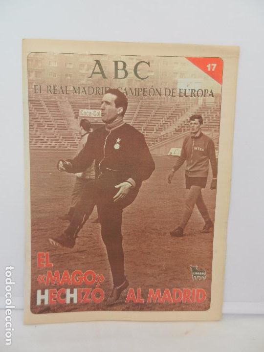 Coleccionismo deportivo: REVISTA ABC EL REAL MADRID, CAMPE&Oacute;N DE EUROPA N&ordm; 17. EL MAGO EXHIBI&Oacute; SUS TRUCOS EN EUROPA.