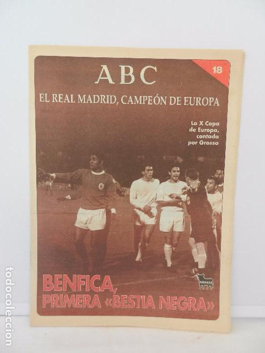 Coleccionismo deportivo: REVISTA ABC EL REAL MADRID, CAMPE&Oacute;N DE EUROPA N&ordm; 18. AMANCIO PUSO EN PIE EL BERNAB&Eacute;U.