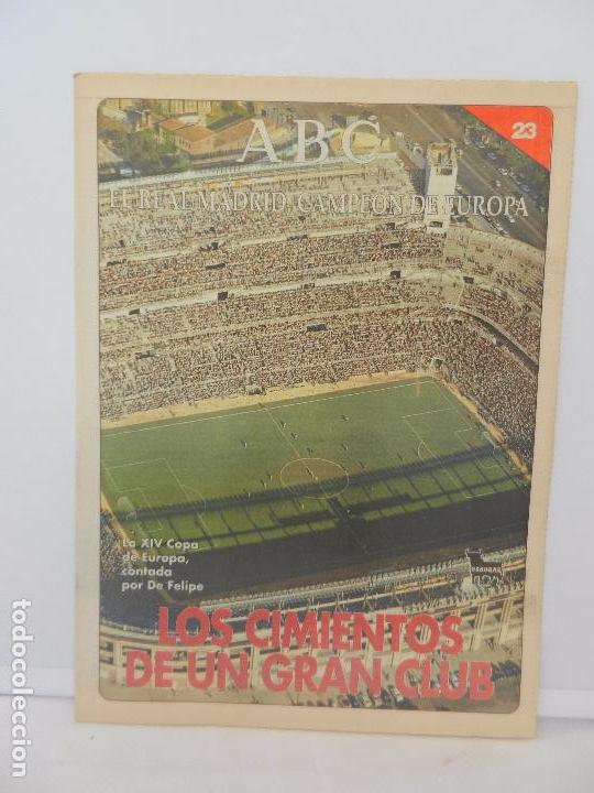 Coleccionismo deportivo: REVISTA ABC EL REAL MADRID, CAMPE&Oacute;N DE EUROPA N&ordm; 23. UN ESTADIO PARA EUROPA.