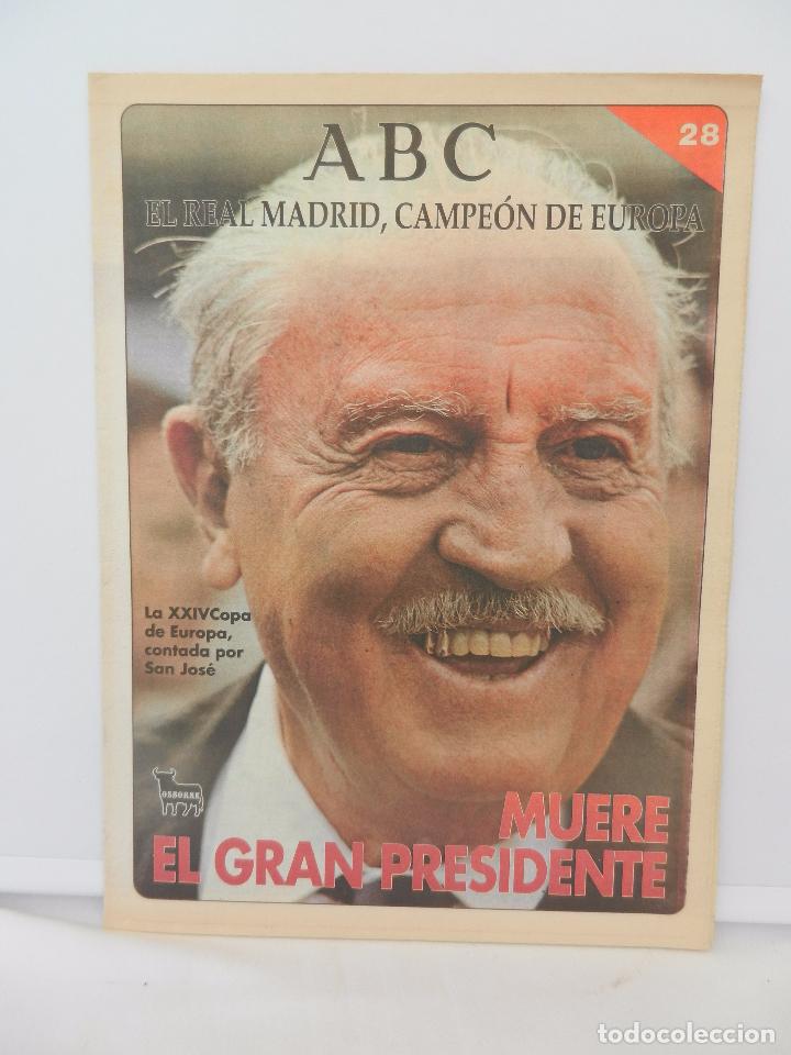 Coleccionismo deportivo: REVISTA ABC EL REAL MADRID, CAMPE&Oacute;N DE EUROPA N&ordm; 28. DURO REV&Eacute;S EN SUIZA.