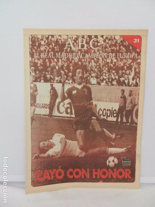 Coleccionismo deportivo: REVISTA ABC EL REAL MADRID, CAMPE&Oacute;N DE EUROPA N&ordm; 31. ALCANZA LA FINAL EN SAN SIRO.