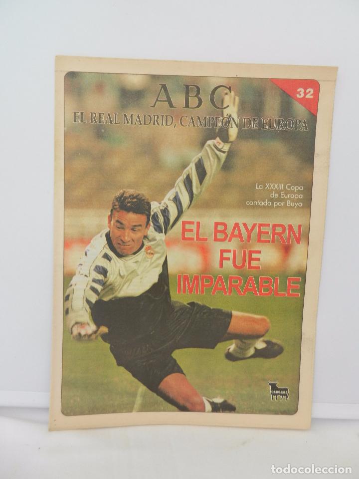 Coleccionismo deportivo: REVISTA ABC EL REAL MADRID, CAMPE&Oacute;N DE EUROPA N&ordm; 32. LA JUSTICIA SE HIZO ESPERAR.
