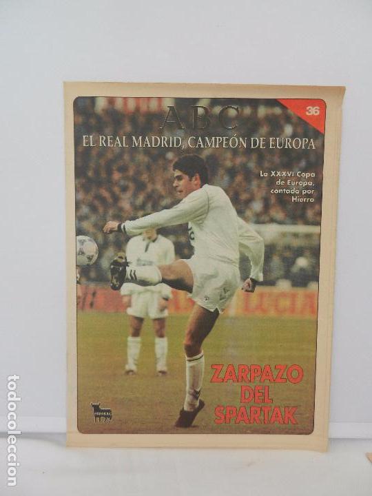 Coleccionismo deportivo: REVISTA ABC EL REAL MADRID, CAMPE&Oacute;N DE EUROPA N&ordm; 36. UN EQUIPO VERS&Aacute;TIL.