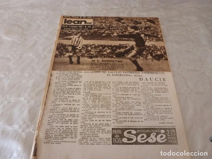 Collezionismo sportivo: (ML)LEAN(5-10-59)PAZOS,AT.MADRID 0 BAR&Ccedil;A 1,COPA FERIAS INTER 2 BAR&Ccedil;A 4,ESPA&Ntilde;OL 1 BETIS 1.