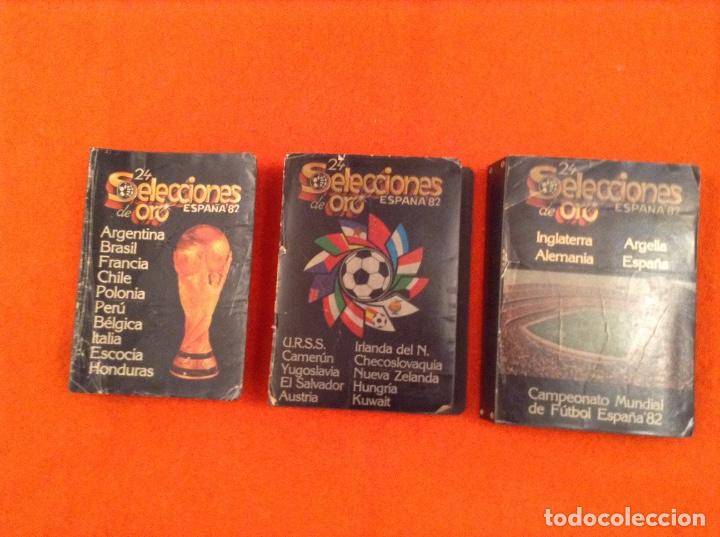 Coleccionismo deportivo: 24 selecciones de oro .espa&ntilde;a mundial 1982 completa