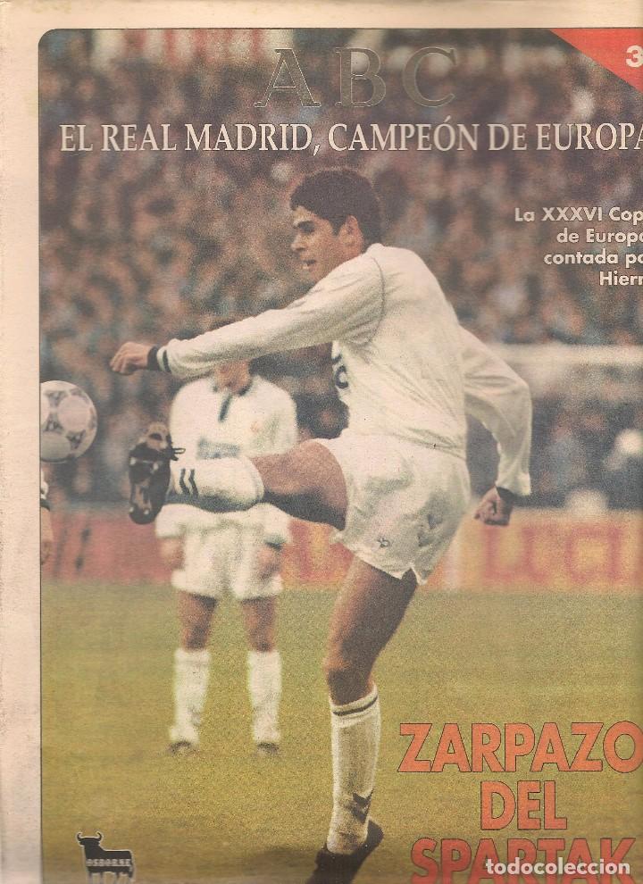 Coleccionismo deportivo: ABC. EL REAL MADRID, CAMPE&Oacute;N DE EUROPA. N&ordm; 36. ZARPAZO DEL SPARTAK. (ST/B7 )