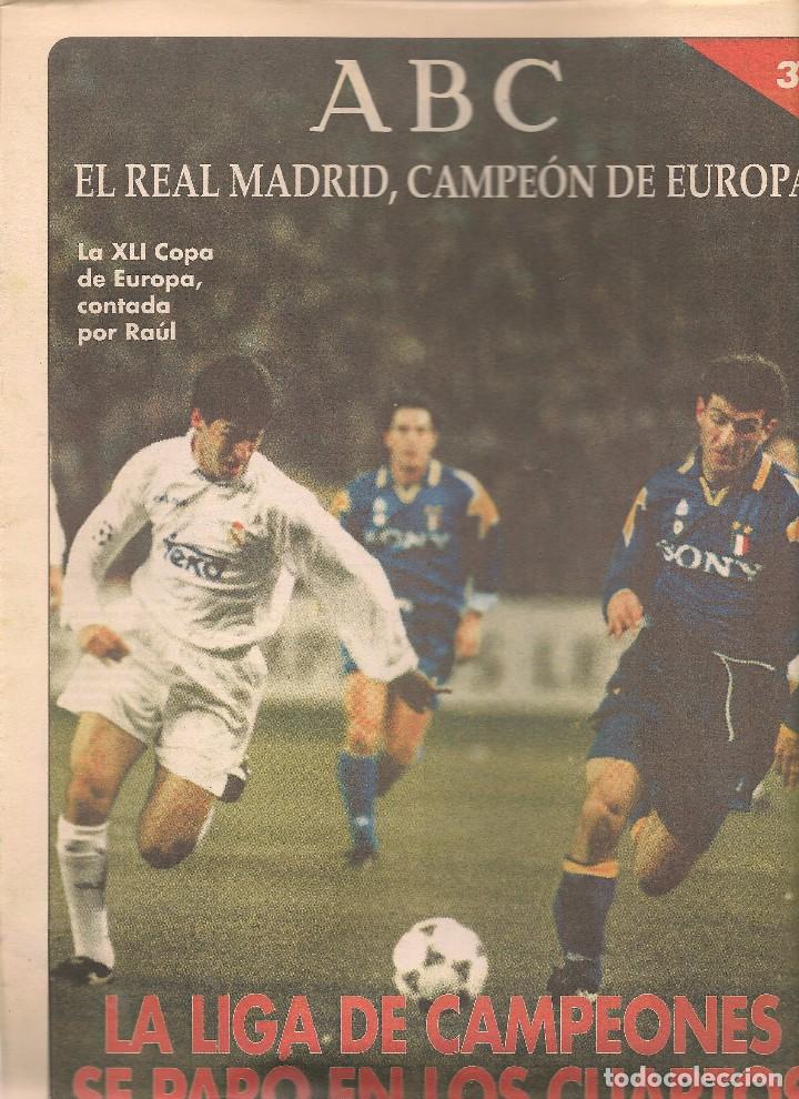 Coleccionismo deportivo: ABC. EL REAL MADRID, CAMPE&Oacute;N DE EUROPA. N&ordm; 37. LA LIGA DE CAMPEONES SE PARA EN LOS CUARTOS. (ST/B7 )