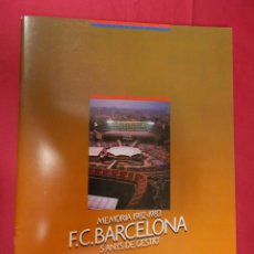 Coleccionismo deportivo: F.C. BARCELONA. MEMORIA 1982-1983. 5 ANYS DE GESTIÓ. EN CATALÁ.