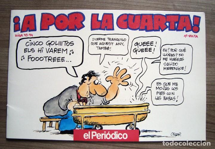 Coleccionismo deportivo: Revista tipo comic futbol barcelona, bar&ccedil;a, a por la cuarta, el periodico