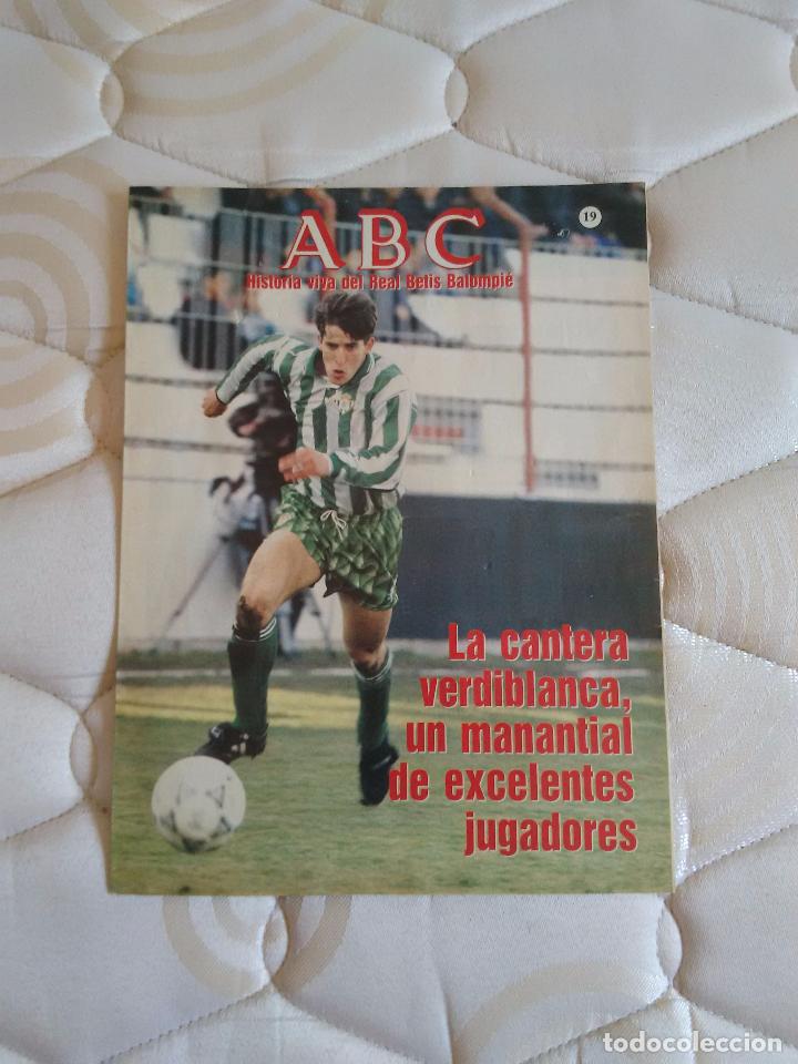 Coleccionismo deportivo: LA HISTORIA DEL BETIS EN FASC&Iacute;CULOS ANTIGUOS PUBLICADOS POR ABC. FASC&Iacute;CULO N&Uacute;MERO 19 PORTADA MERINO