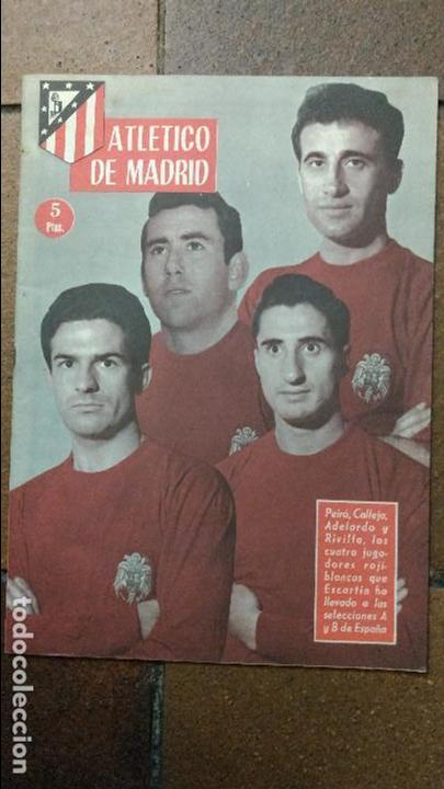 Coleccionismo deportivo: REVISTA OFICIAL ATL&Eacute;TICO DE MADRID, A&Ntilde;O III ABRIL 1961 NUM 17 SELECCION ESPA&Ntilde;OLA FUTBOL
