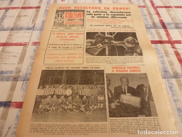 Coleccionismo deportivo: BARCELONA DEPORTIVA(2-10-67)RICARDO ZAMORA,EN PRAGA CHECOSLOVAQUIA 1 ESPA&Ntilde;A 0.