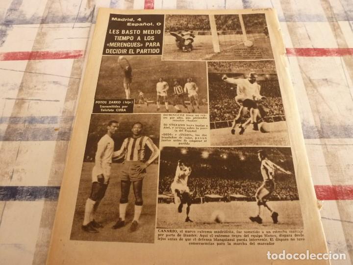 Coleccionismo deportivo: (ML)LEAN(10-59)HOJA SUELTA R.MADRID 4 ESPA&Ntilde;OL 0,DI STEFANO.