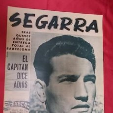 Coleccionismo deportivo: BARÇA. NUMERO ESPECIAL. Nº 458. 29 DE AGOSTO 1964. SEGARRA. EL CAPITAN DICE ADIOS.