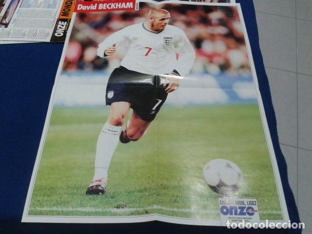 Coleccionismo deportivo: POSTER ANGLETERRE + BECKHAM  ONZO - Foto 2