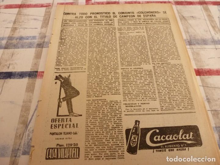 Coleccionismo deportivo: (ML)LEAN(JUNIO-1960)CAMP NOU BAR&Ccedil;A 5 M&Oacute;NACO 1,SESTAO 3 MANRESA 0,VET.BADALONA 3 VET.BAR&Ccedil;A 2