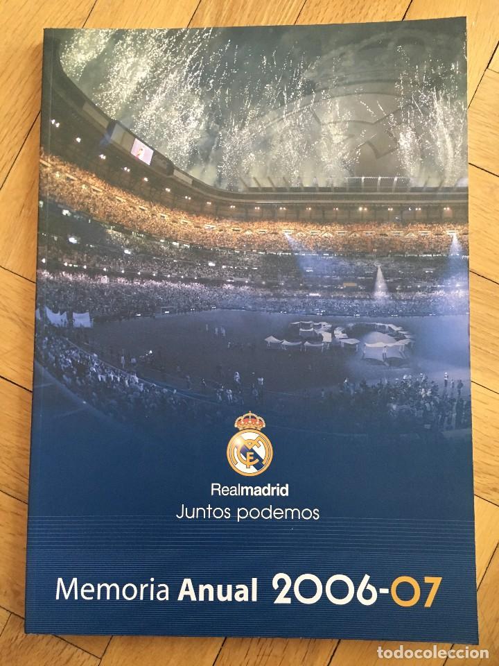 Sammelleidenschaft Sport: RP REAL MADRID MEMORIA ANUAL 2006 2007 MULTITUD DE FOTOS A TODO COLOR PLANTILLA