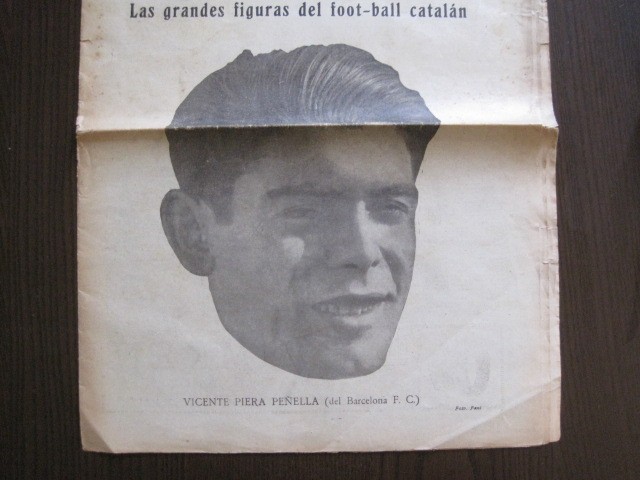 Coleccionismo deportivo: GACETA SPORTIVA-FIGURAS FUTBOL CATALAN-ESPAÑOL-KARLIN-BARCELONA ALCANTARA-1922- VER FOTOS-(V-13.399) - Foto 5 - 112241959